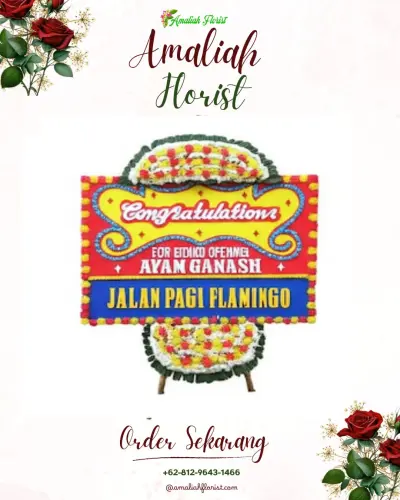 Bunga Papan Congratulation di Gunungpring